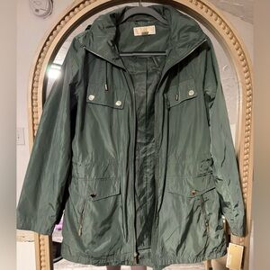 Michael Kors Dark Green Utility Jacket NWT